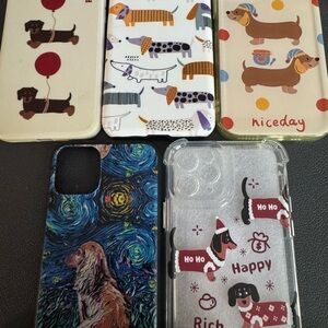 Dachshund Pattern Dog iPhone 11 Pro